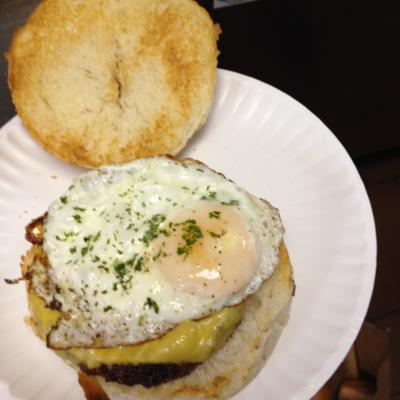 Our Egg & Cheese Burger